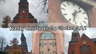 Niesky Teilgeläut der evangelischen Christuskirche Glocken 321 [upl. by Yortal]