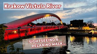 Lets explore Vistula River in Krakow Poland  Relaxing Walk Mines Guevara [upl. by Merc]