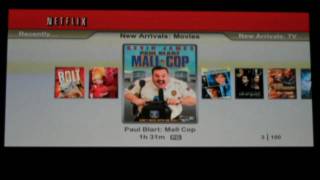 Netflix on PS3 instant streaming with a Netflix Disc [upl. by Ariay]