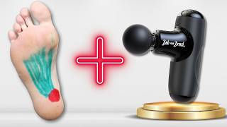 How To Use A Massage Gun To Treat Plantar Fasciitis [upl. by Iatnahs861]