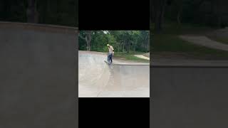 Backside Air Bowl Hip  skateboardingforadultscom skateboarding [upl. by Hareehahs]