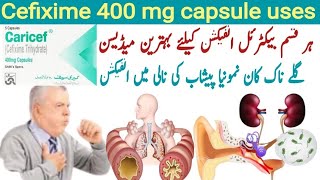 Caricef 400 mg capsule uses in urdu  Cefixime capsules 400 mg in urdu  Cefixime capsules 400 mg [upl. by Eerat]