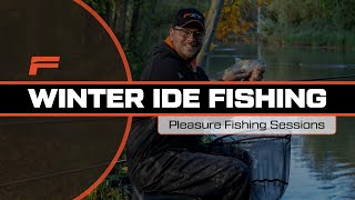 Winter Ide Fishing Pleasure Fishing Session with Adam Richards [upl. by Profant]