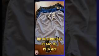 Olivecamisariacom  kit de Bermudas plus size de tactel masculinoplussize bermudasplussize [upl. by Grove]