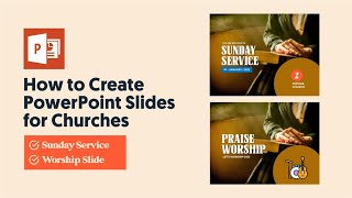 How to Create Beautiful PowerPoint Slides for Churches  Church Projection [upl. by Noiwtna]