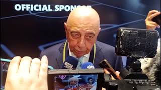 Adriano Galliani parla ai giornalisti 1672024 [upl. by Ahsii]