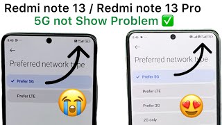 Redmi note 13 pro 5G problem  Redmi note 13 5G not working  Jio  Airtel   turn on 5G  solved✅ [upl. by Mouldon870]