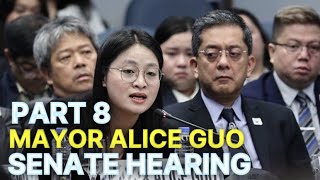 Bamban Tarlac Mayor Alice Gou Senate Hearing Part 8 [upl. by Yrrem838]