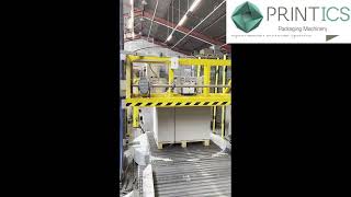 VIDEO PRINTICS U45510624 STRAPEX VTS45EP UNITIZER  CONVEYORS LINE DBS [upl. by Frame]