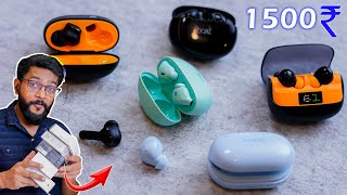 I Tested 5 Wireless Earphones  Best in 1500 Price [upl. by Anaili]