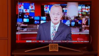 BBC news reader Shaun Key having a sneezing fit [upl. by Ynagoham]