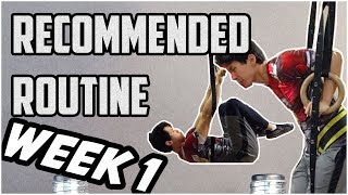 Reddit Bodyweight Fitness Recommended Routine  My Week 1 Progress [upl. by Yerdna]