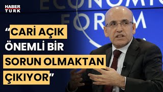 Bakan Mehmet Şimşekten cari açık değerlendirmesi [upl. by So]