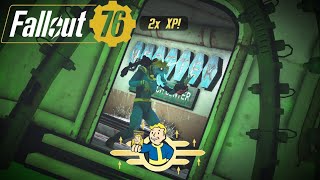 Fallout 76  Double XP West Tek XP farming w alt account 3 hours 98 levels [upl. by Primrose635]