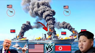 Just Arrived in the Black Sea 5 North Korean Warships Sunk by US F16 Pilots Arma 3 [upl. by Nivrag64]