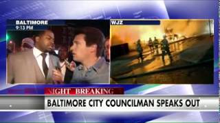 Baltimore City Councilman Nick Mosby speaks to Racist Fox News reporter [upl. by Rose]