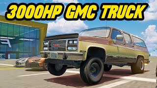 INSANE GMC Suburban 3000 HP LSX Turbo Build  Assetto Corsa Driving Mod [upl. by Pollard192]