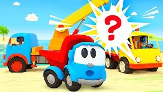 🔴🔵 leo car cartoon video  in hindi new episode leo tha truck baby 🐥 toons new [upl. by Hannahsohs419]