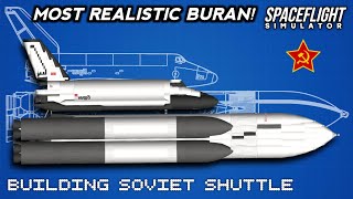 How To Build Buran Energia Space Shuttle In Spaceflight Simulator [upl. by Anallij]