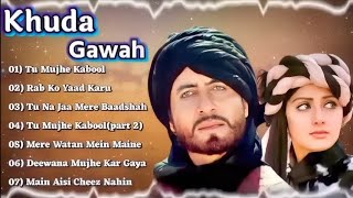 💕Khuda Gawah Movie All SongsAmitabh Bachchan amp Sridevi hindi old songs Jukebox💙 [upl. by Mailliwnhoj]