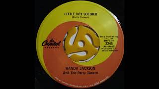 Wanda Jackson And The Party Timers Little Boy Soldier 1968 country [upl. by Abehshtab]