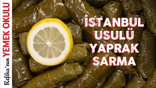 İstanbul Usulü Mükemmel Zeytinyağlı Yaprak Sarma Tarifi  Kolay ve Lezzetli🤤 [upl. by Assisi]