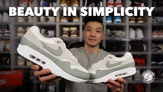 The Nike Air Max 1 Mica Green Defines BEAUTY IN SIMPLICITY In Depth Review and On feet [upl. by Susan]