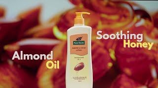 Say Goodbye to Dry Skin Pure Roots Almond Honey Body Lotion [upl. by Ytima]