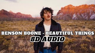 Benson Boone  Beautiful Things  8D AUDIO BEST SONG FROM 2024 [upl. by Nivre]