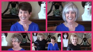 Lynn Tries Grey Wigs for the First Time Official Godivas Secret Wigs Video [upl. by Fleck861]