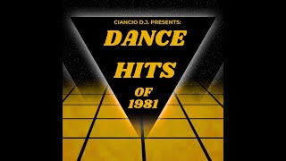 Dance Hits Of 1981  DJSet by Ciancio DJ Antonio Stanzani High Quality [upl. by Nerrak]