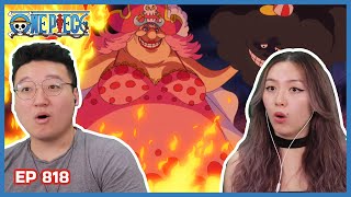 BIG MOM VS SOUL KING BROOK  One Piece Episode 818 Couples Reaction amp Discussion [upl. by Dario453]