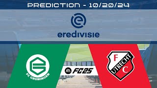 FC Groningen vs FC Utrecht  Prediction  202425 Eredivisie  EA FC 25 [upl. by Ennairej]