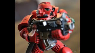 Sideshow Collectibles Warhammer 40000 Brother Holst of the Blood Angels Space Marine Statue [upl. by Yednil]