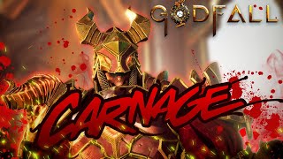 MAXIMUM CARNAGE  Bulwark Insane Bleed Build 40  Godfall PS5 Gameplay [upl. by Atiuqahc419]