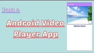 How to play video from url using VideoView  Android Studio Tutorial [upl. by Ayor]