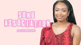 Kayla Brianna Sings Calvin Harris Michael Bublé and HER  Song Association  ELLE [upl. by Mirth]