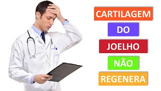 CARTILAGEM DO JOELHO NÃO SE REGENERA [upl. by Abel]