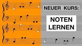 Noten lernen  Noten in Violin und Bassschlüssel direkt erkennen  Testphase ist vorbei [upl. by Lorianna862]