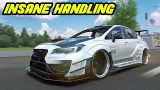 Driving The Most INSANE Handling Subaru WRX STi Traffic Cut Up  Assetto Corsa Mod [upl. by Kitrak338]