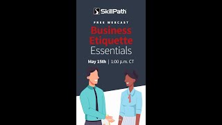 Free Webcast Business Etiquette Essentials [upl. by Eniale]