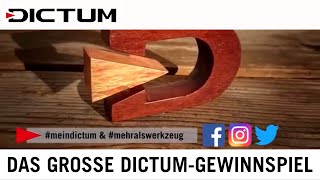 meindictum  DICTUM Gewinnspiel  DICTUM challenge [upl. by Wendye]