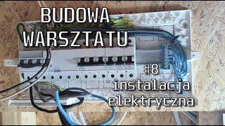 Budowa warsztatu  cz8 instalacja elektryczna [upl. by Faye]