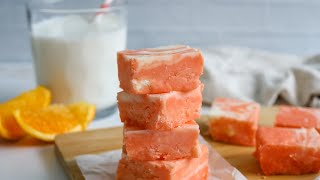 Easy Orange Cream Fudge Recipe [upl. by Licna]