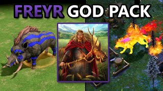 Freyr Full Breakdown God Powers Myth Units and Techs  AoM Retold [upl. by Cary378]