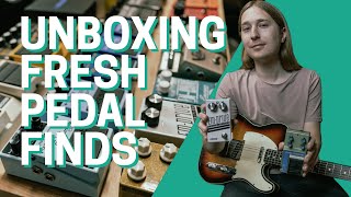 Unboxing Our Latest Score of Guitar Pedals [upl. by Emeline445]