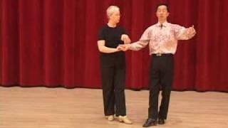 Silver Rumba  Alemana Advanced Hip Twist Walks Back Check Spot Turn Dance Lesson [upl. by Anawot]