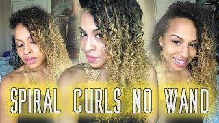 How To Curl Hair with Chopsticks and Flat Iron [upl. by Neliak]