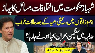 Shahbaz Sharif Govt Clashed And Unstable Economy  Imran Khan  irshad Bhatti Analysis [upl. by Eerolam]