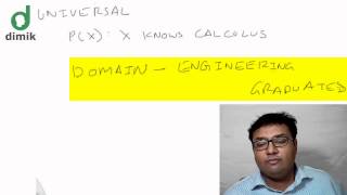 CS101  Discrete Mathematics  Propositional Function and Quantifier [upl. by Sherj]